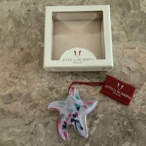 ANTICA MURRINA VENEZIA  Glass Starfish Pendant